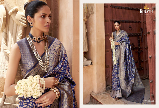 10489 Swara Trirath Banarasi Sarees