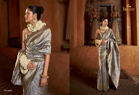 10493 Swara Trirath Banarasi Sarees