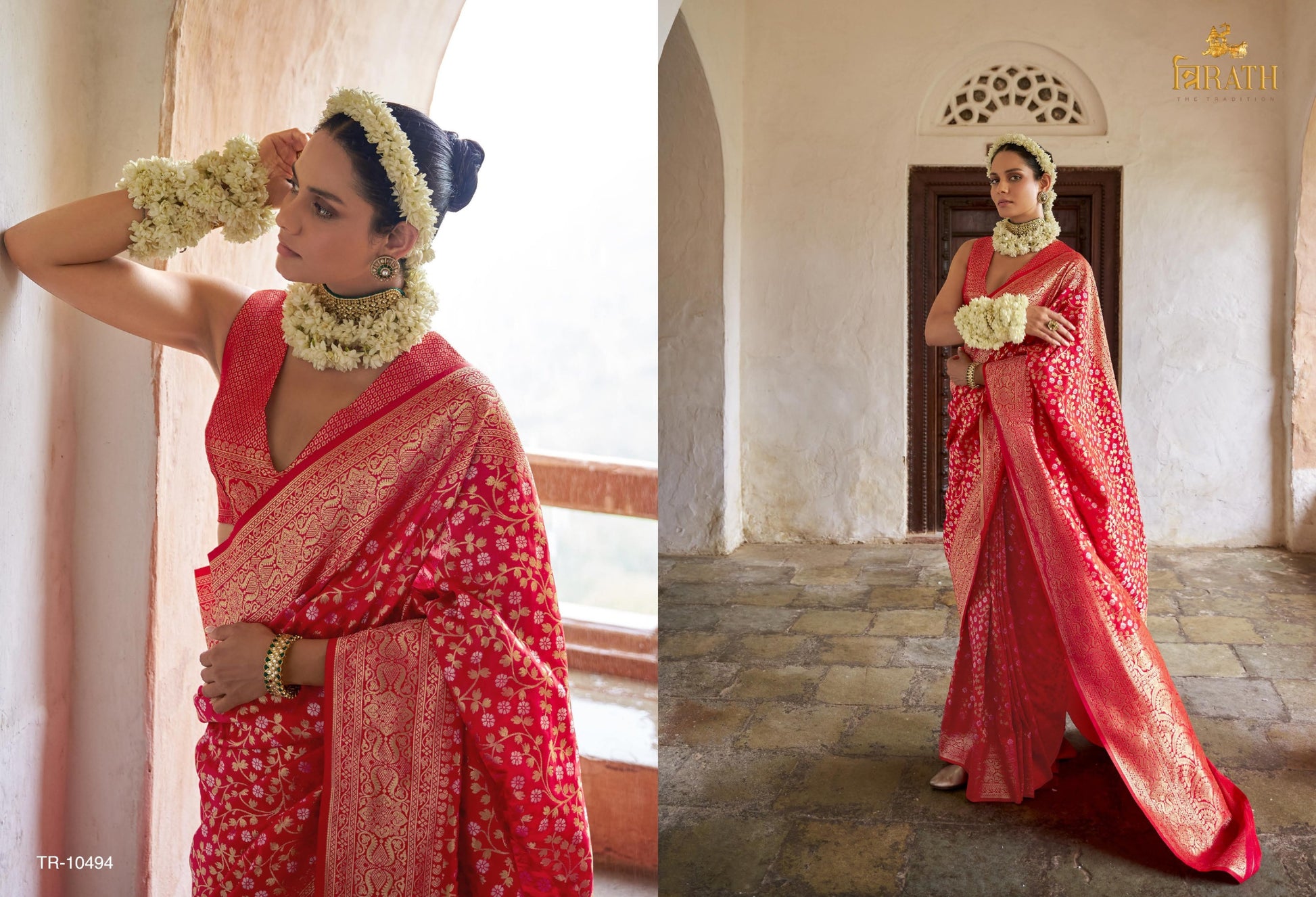 10494 Swara Trirath Banarasi Sarees