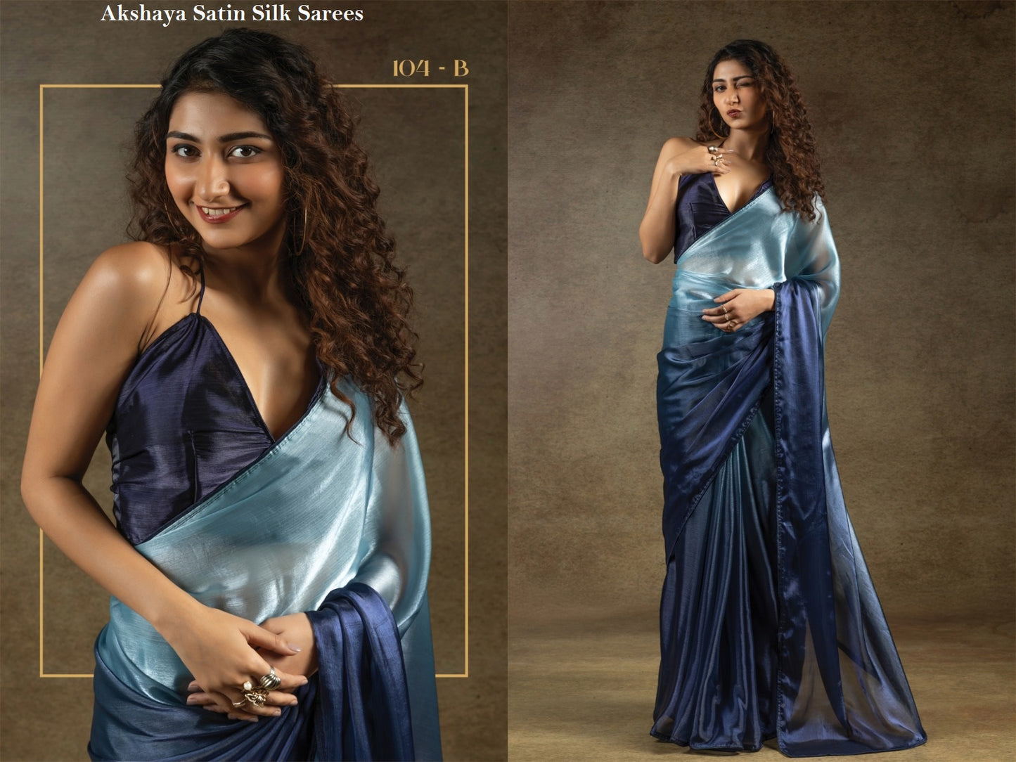 104B Akshaya Satin Silk Sarees