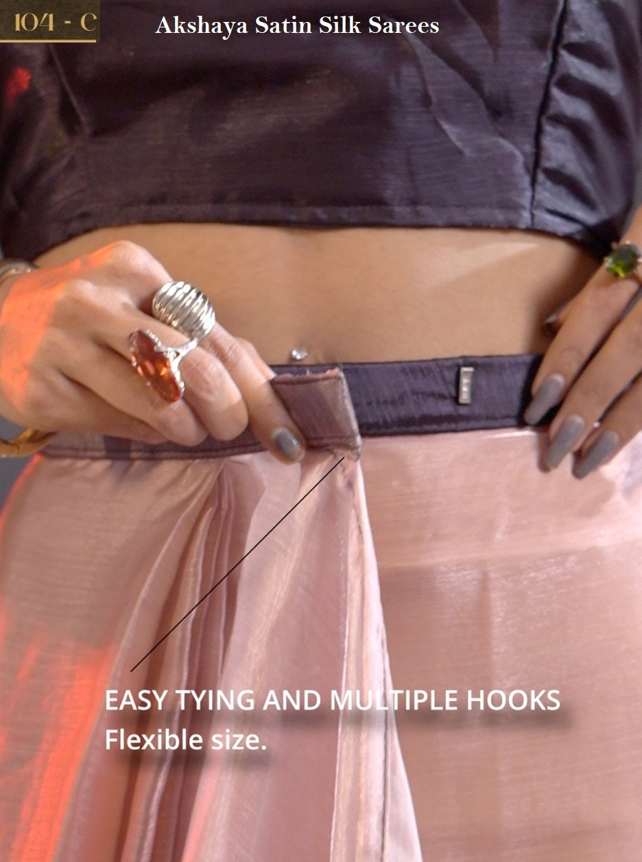 104C Akshaya Satin Silk Sarees