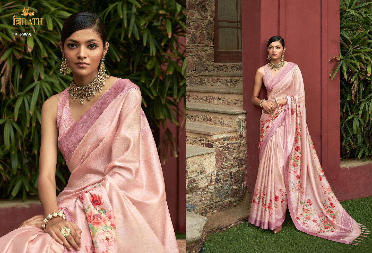 10508 Isha Trirath Digital Printed Sarees