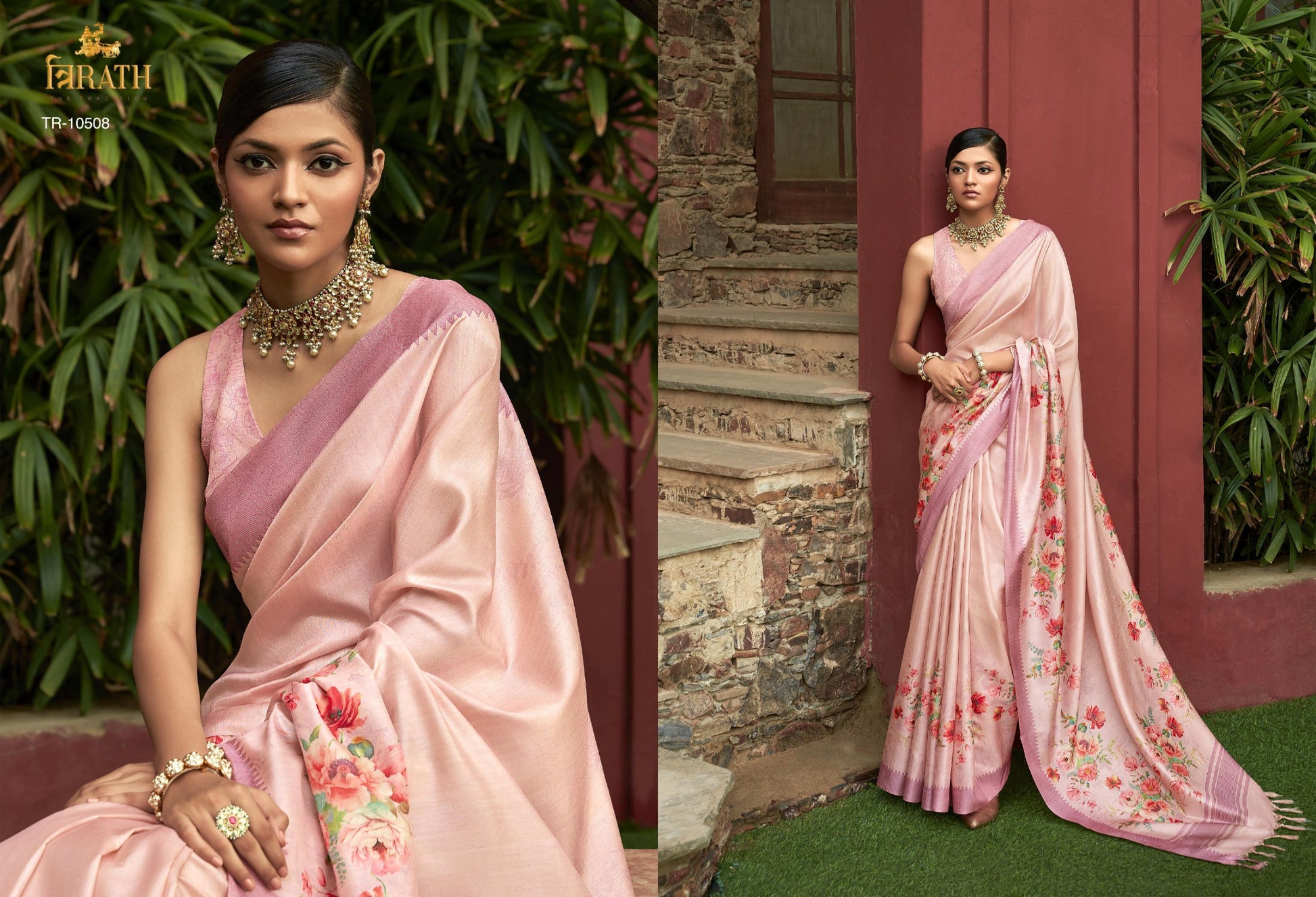 10508 Isha Trirath Digital Printed Sarees