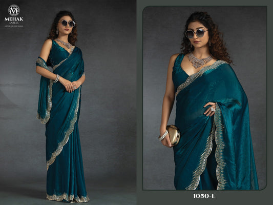 1050E Mehek Satin Silk Sarees