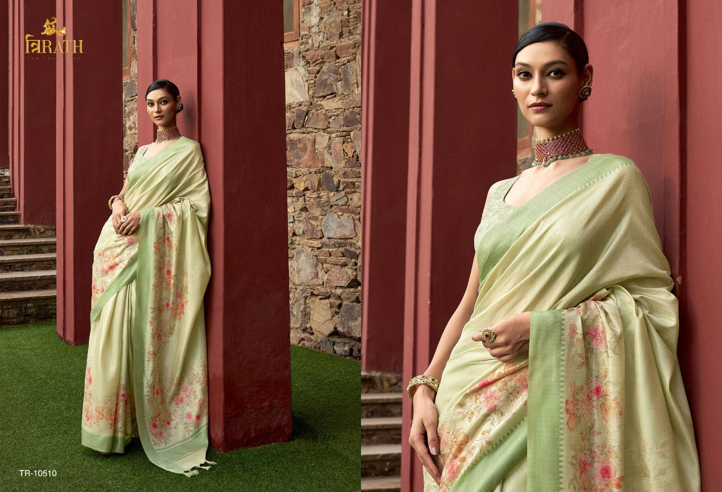 10510 Isha Trirath Digital Printed Sarees