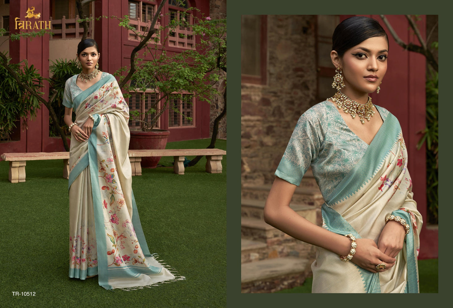 10512 Isha Trirath Digital Printed Sarees