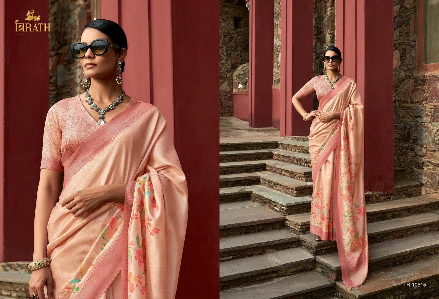 10515 Isha Trirath Digital Printed Sarees