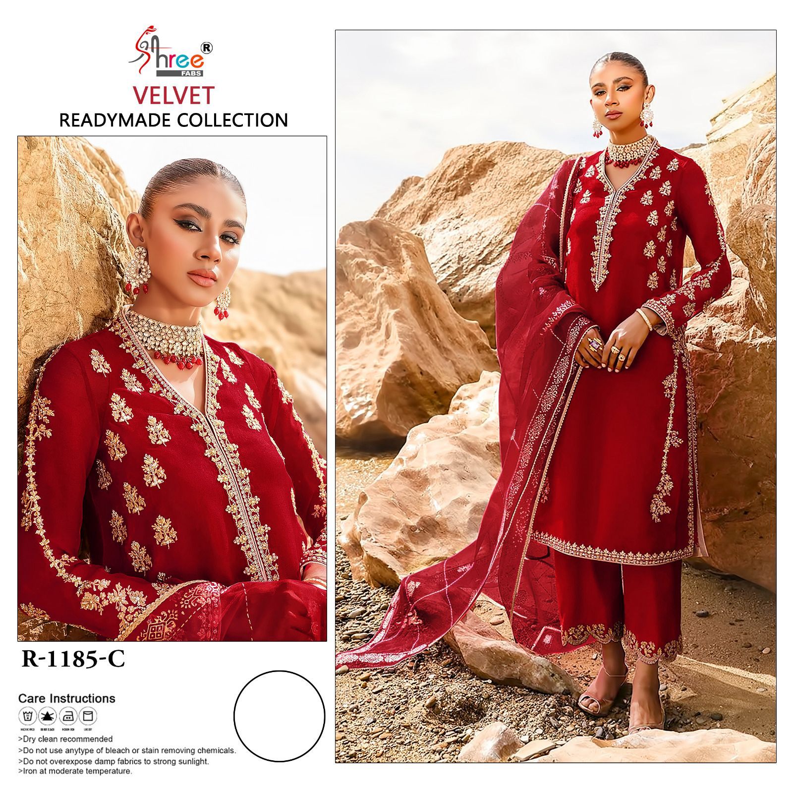 1185-C Shree Fabs Pakistani Readymade Suits