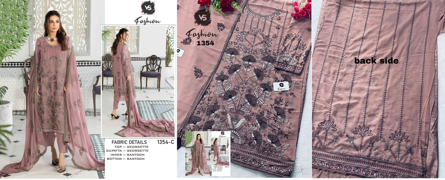 1354-C Vs Fashion Pakistani Salwar Suits