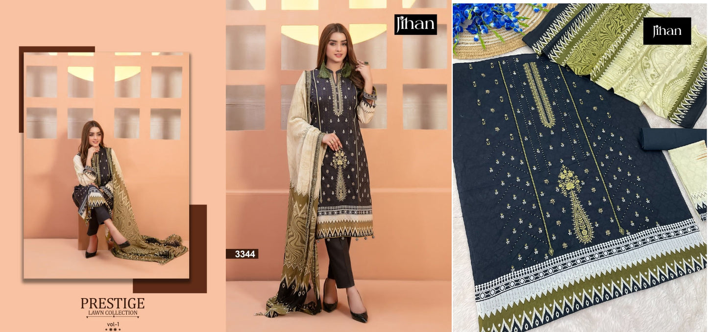 3444 Jihan Pakistani Salwar Suits