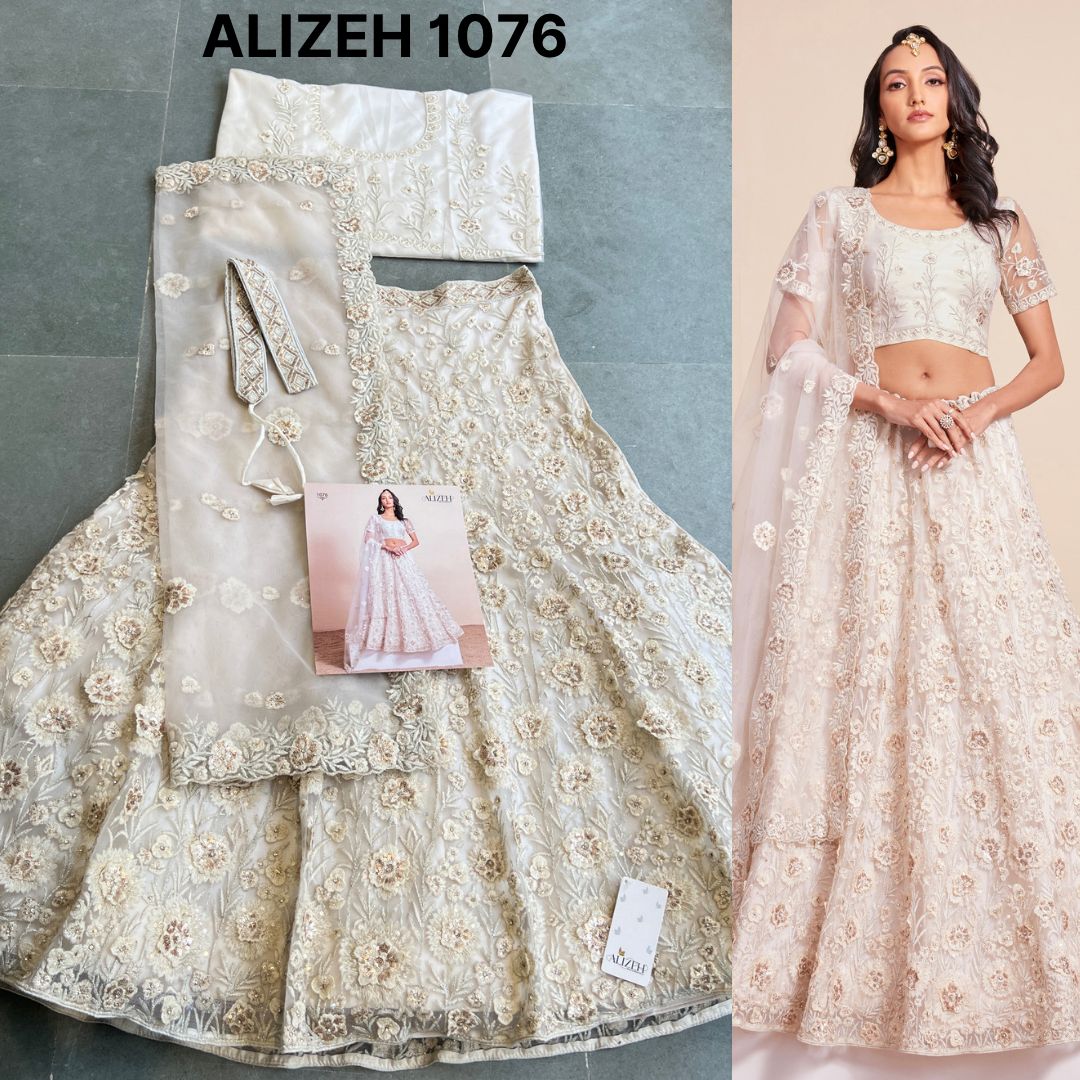 1076 Bridal Heritage Vol 4 Alizeh Lehenga Choli