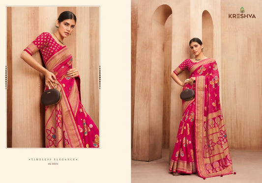 1051 Savitri Kreshva Georgette Sarees