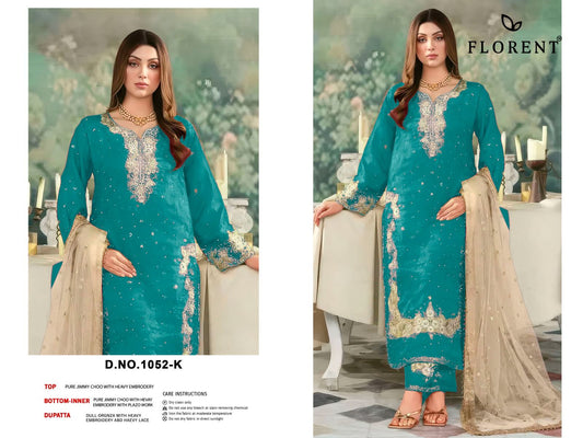 1052-K Florent Jimmy Choo Pakistani Readymade Suits