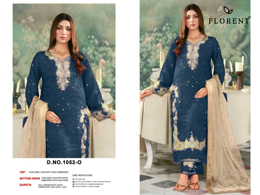1052-O Florent Jimmy Choo Pakistani Readymade Suits