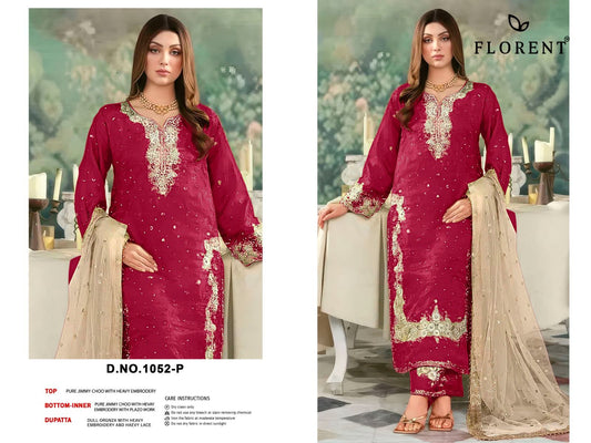 1052-P Florent Jimmy Choo Pakistani Readymade Suits