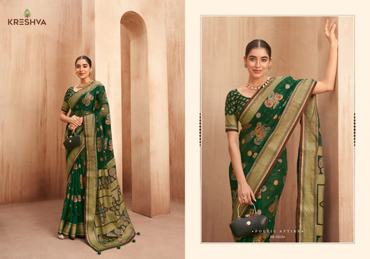 1052 Savitri Kreshva Georgette Sarees