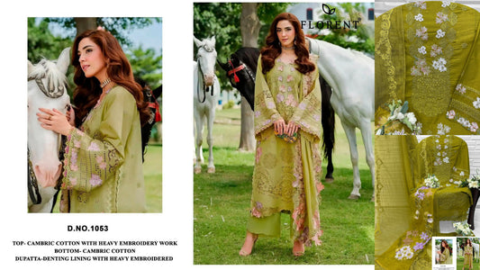 1053 Florent Cambric Cotton Pakistani Salwar Suits
