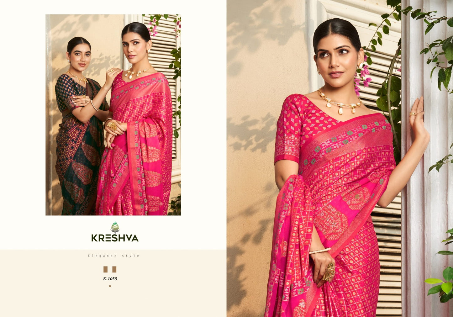 1055 Divyanka Kreshva Georgette Sarees