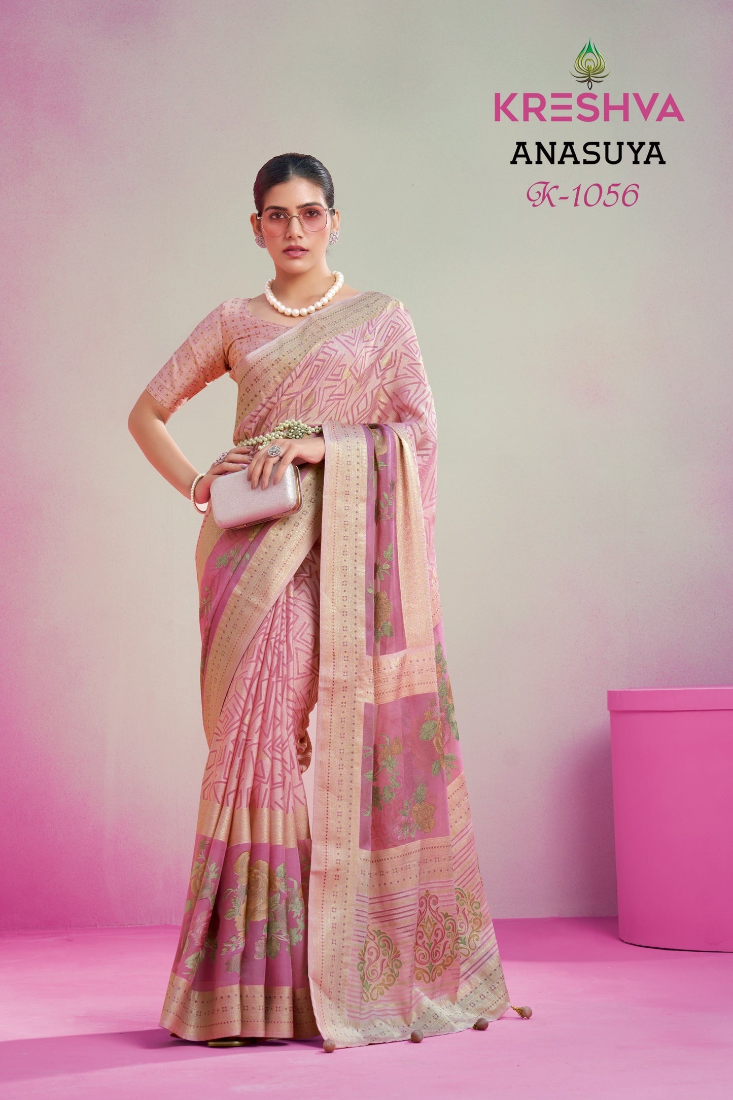 1056 Anasuya Kreshva Georgette Sarees