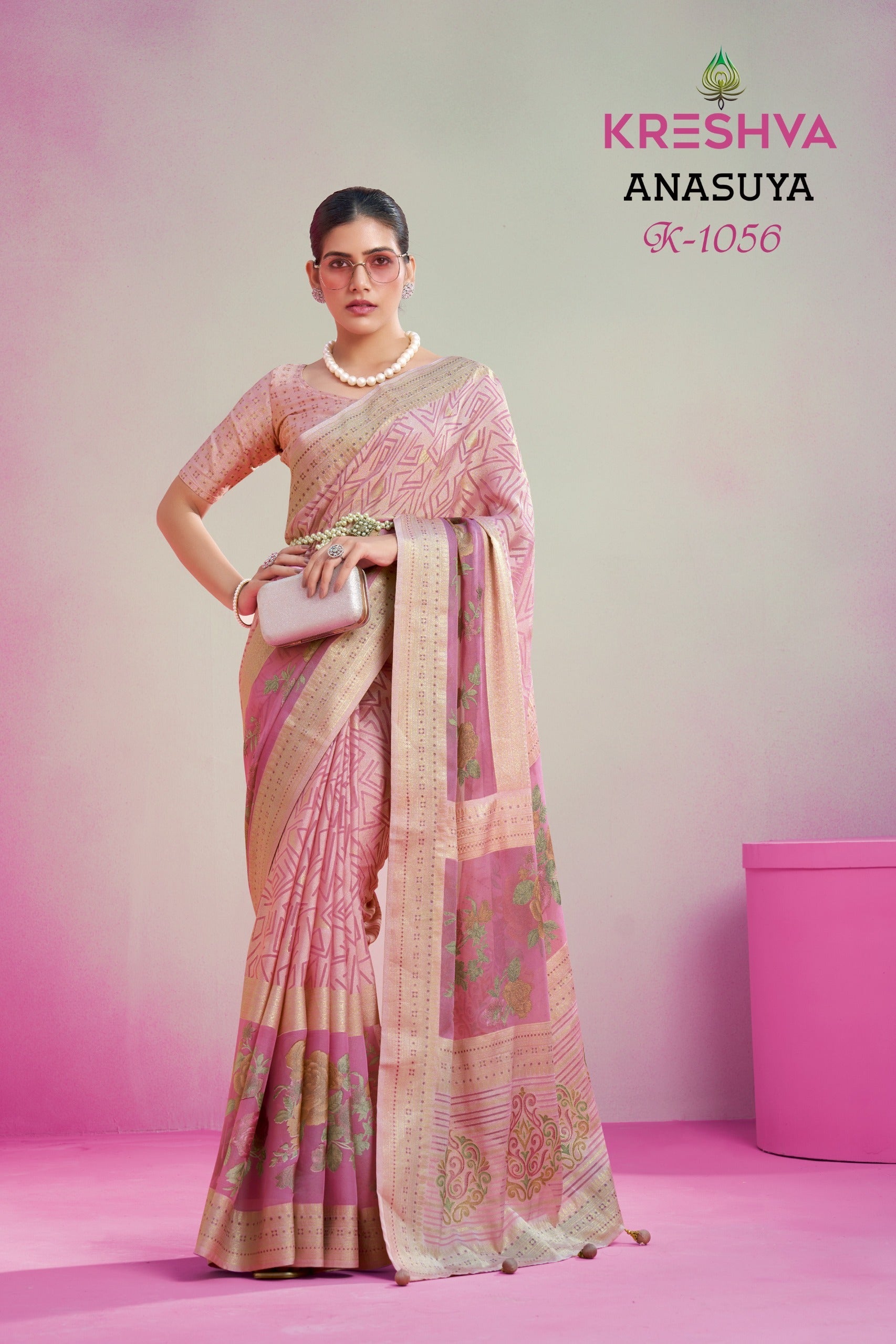 1056 Anasuya Kreshva Georgette Sarees