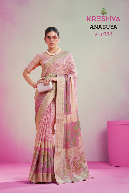 1056 Anasuya Kreshva Georgette Sarees