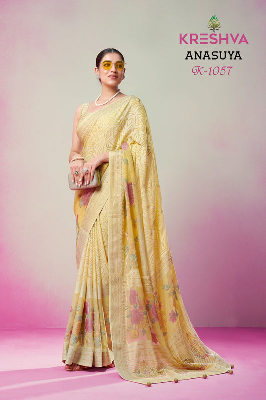 1057 Anasuya Kreshva Georgette Sarees
