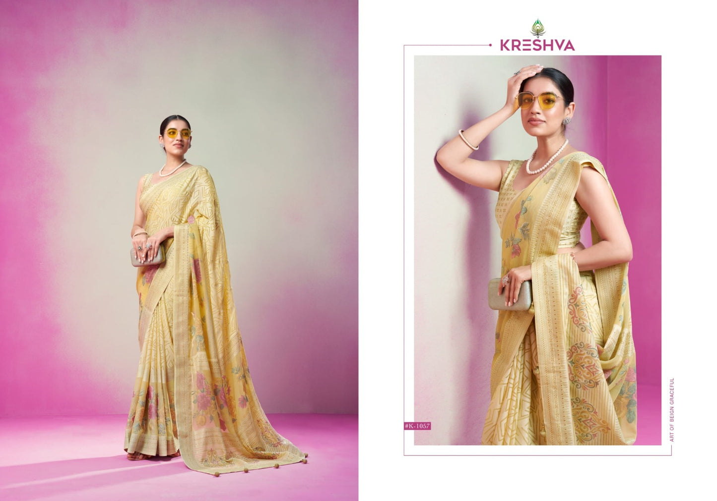 1057 Anasuya Kreshva Georgette Sarees
