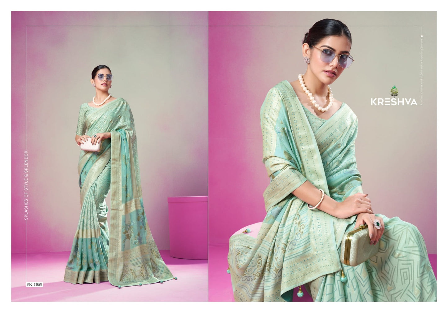 1059 Anasuya Kreshva Georgette Sarees