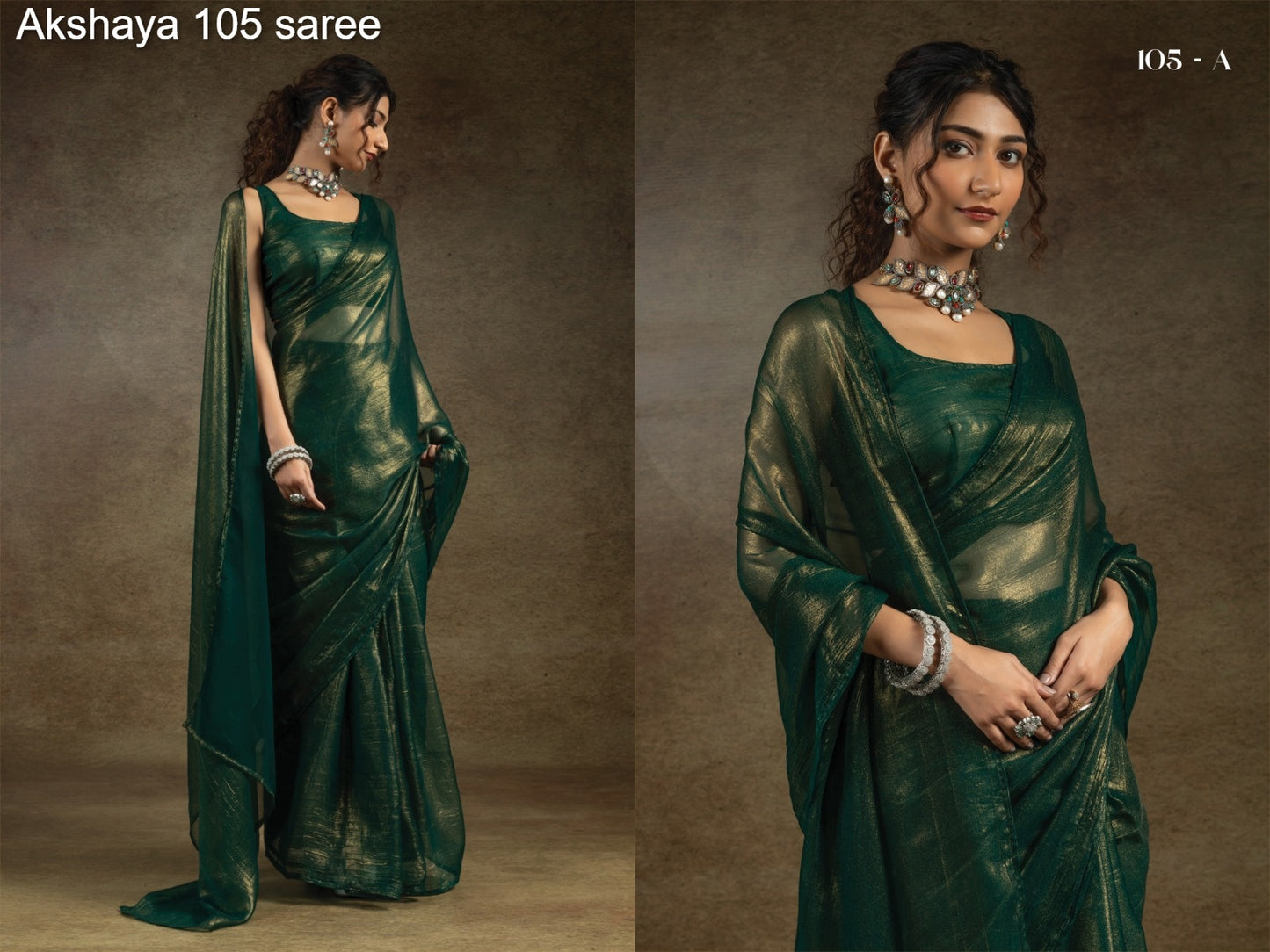 105A Akshaya Satin Sarees