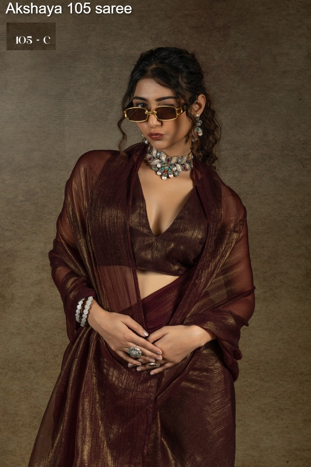 105C Akshaya Satin Sarees