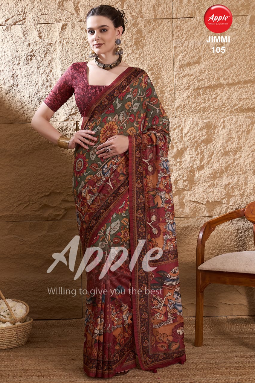 105 Jimmi Vol 1 Apple Jenny Sarees
