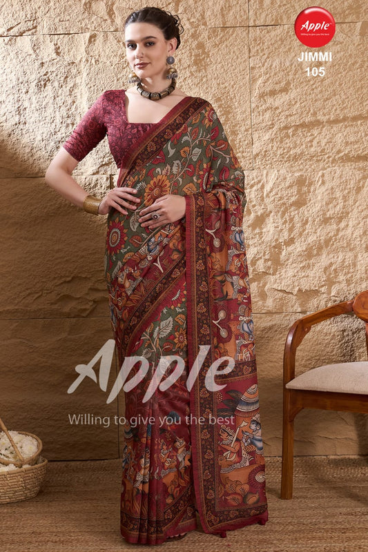 105 Jimmi Vol 1 Apple Jenny Sarees