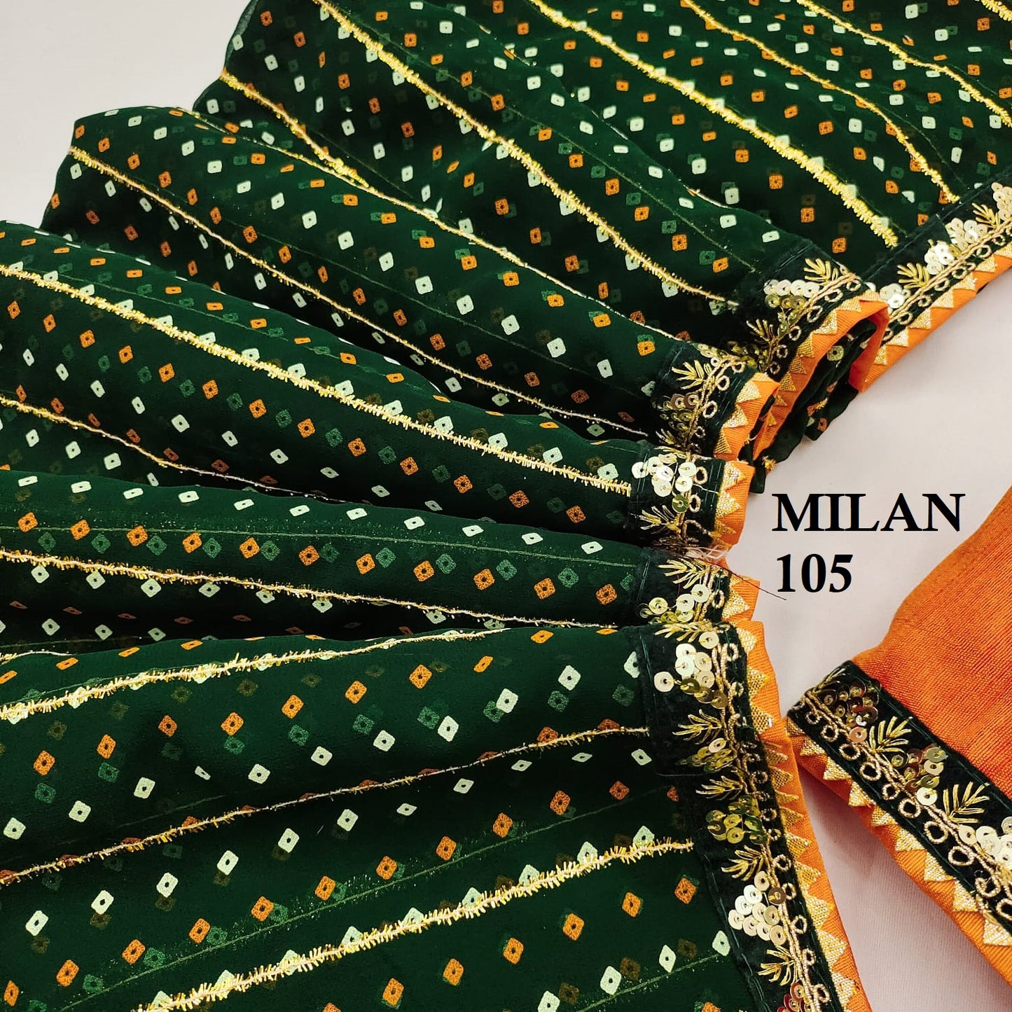 105 Milan Suma Designer Georgette Sarees