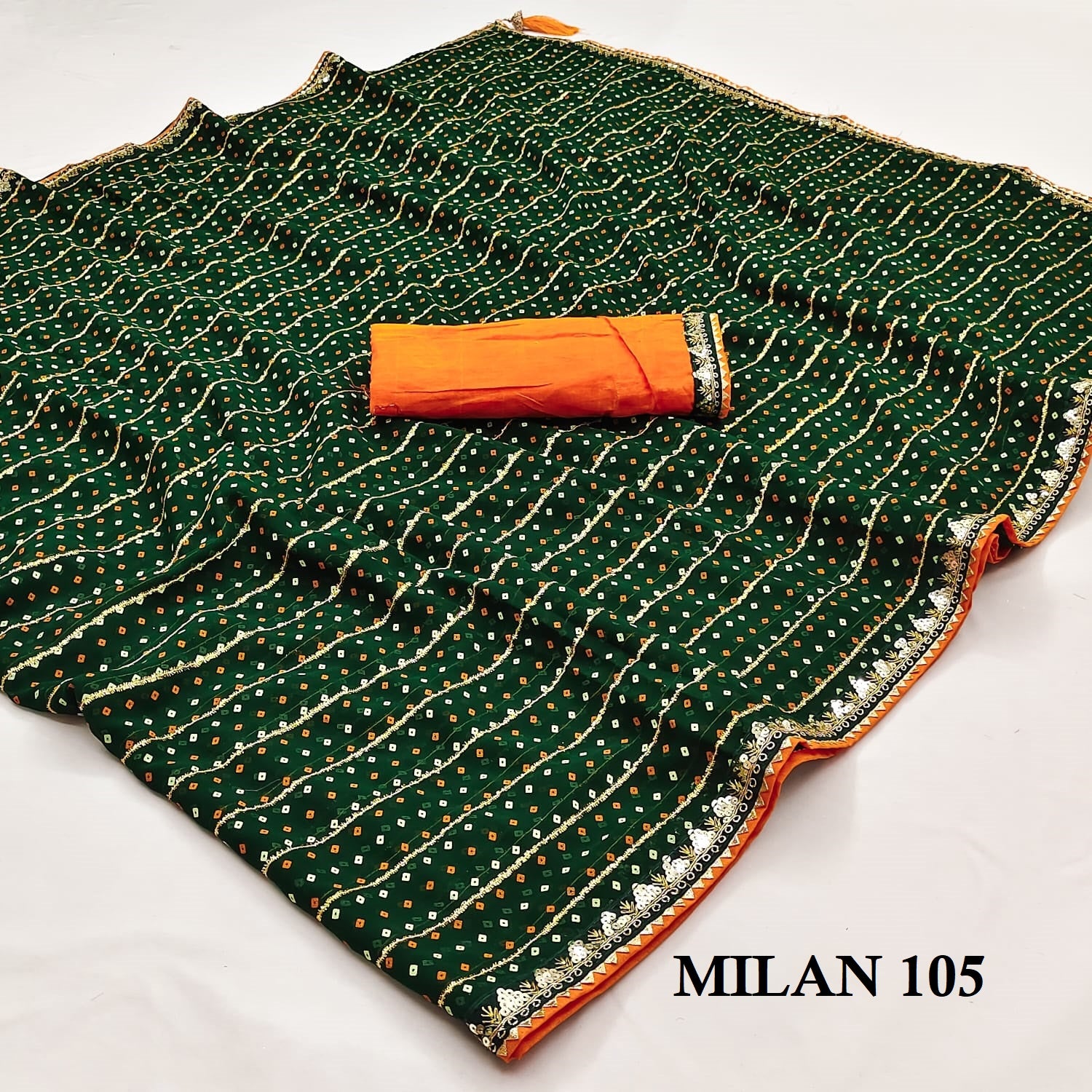 105 Milan Suma Designer Georgette Sarees