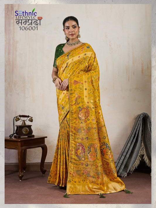 106001 Samprada Sethnic Soft Silk Sarees