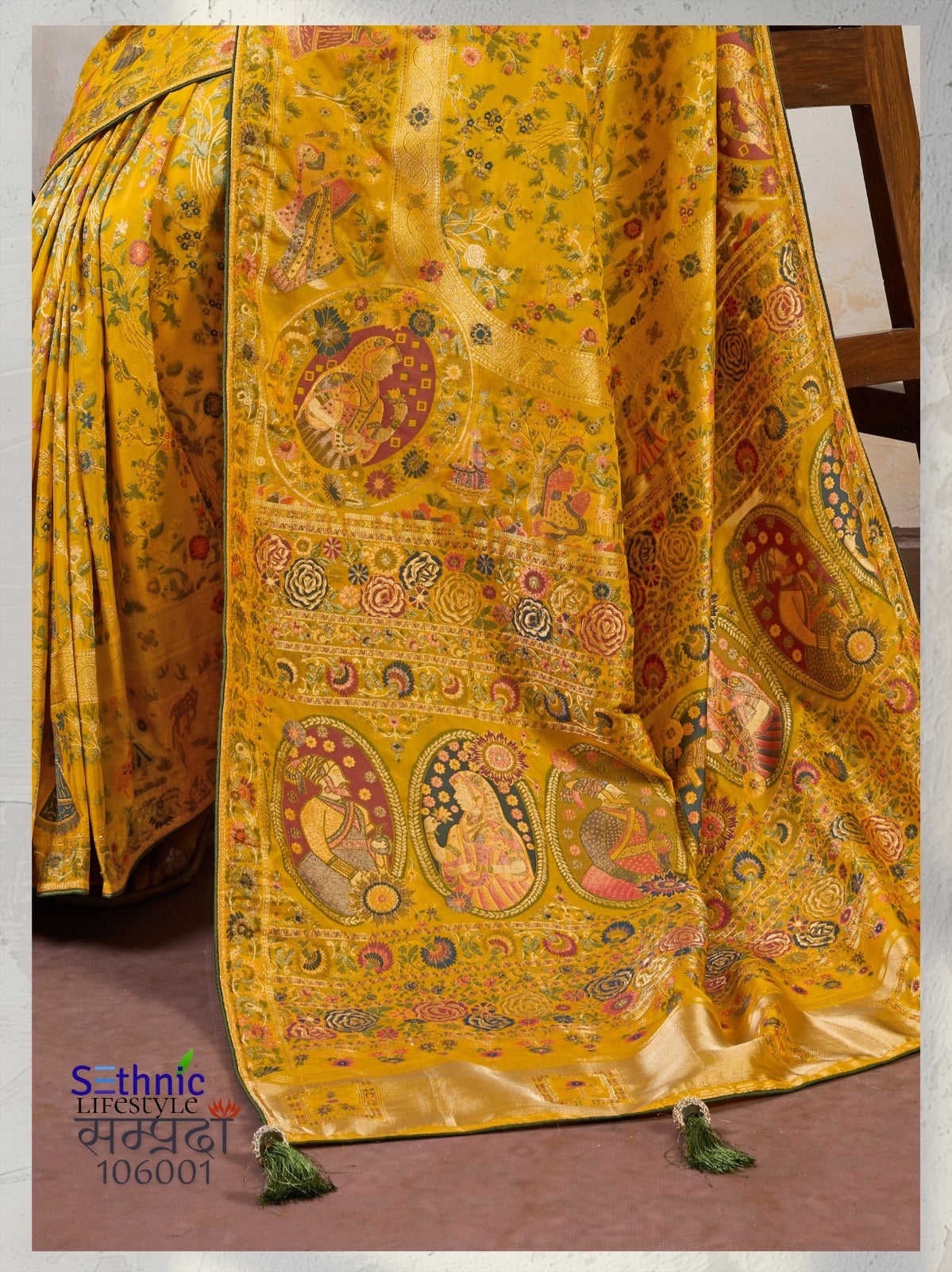 106001 Samprada Sethnic Soft Silk Sarees