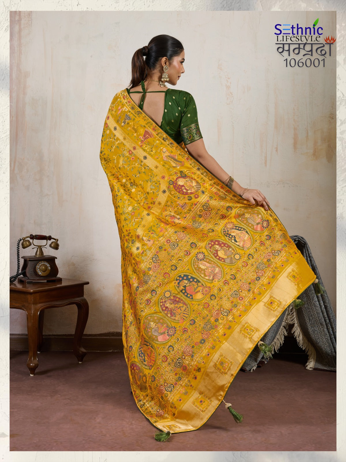 106001 Samprada Sethnic Soft Silk Sarees