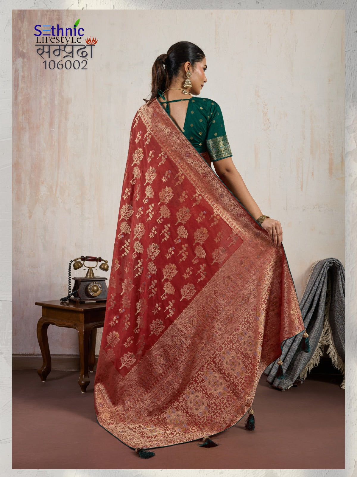 106002 Samprada Sethnic Soft Silk Sarees