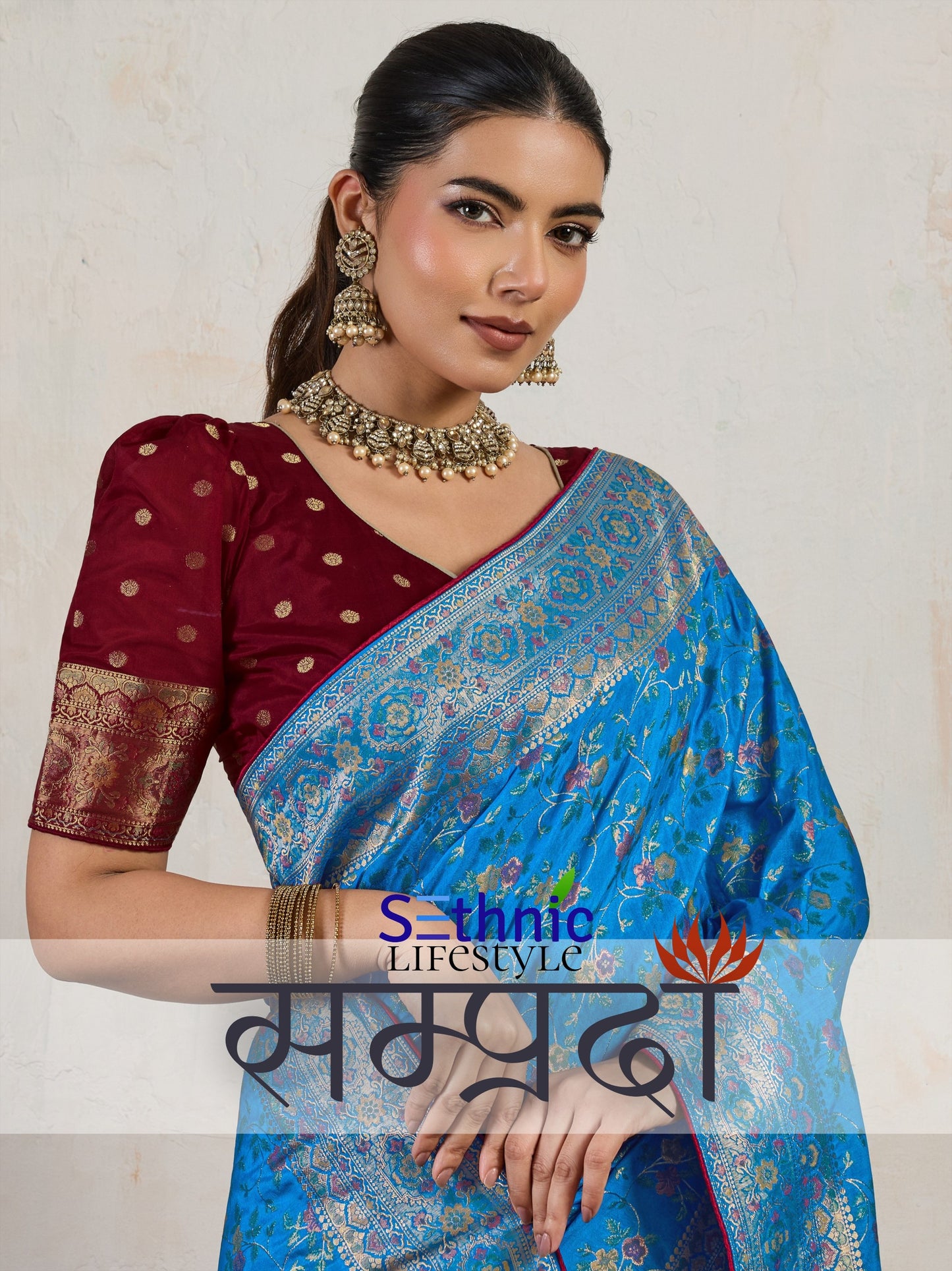 106003 Samprada Sethnic Soft Silk Sarees