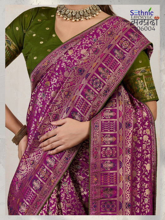 106004 Samprada Sethnic Soft Silk Sarees
