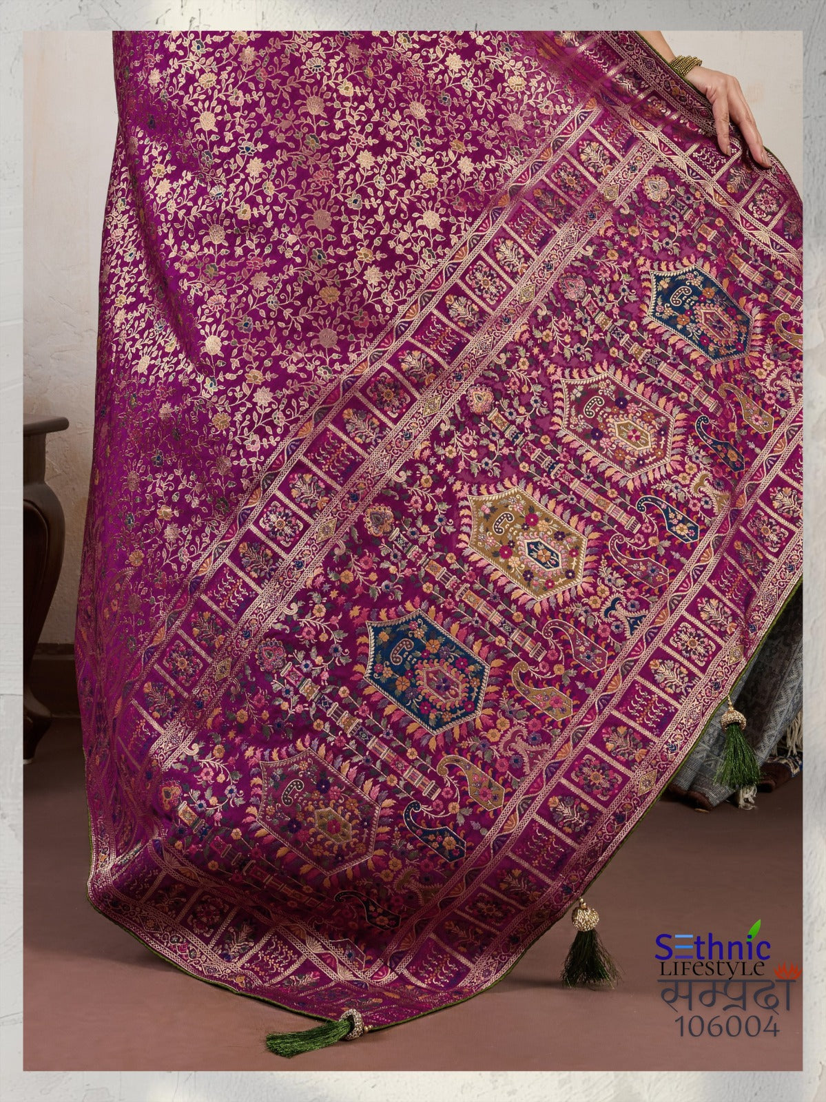 106004 Samprada Sethnic Soft Silk Sarees