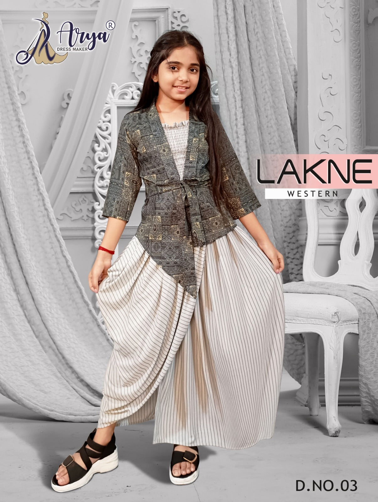 03 Lakne Adm Girls Western Dress