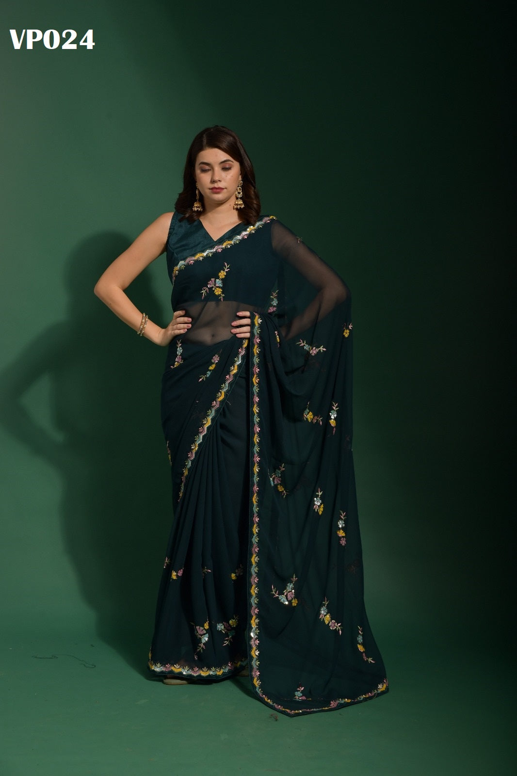 24 Kabiri Fashion Berry Sarees