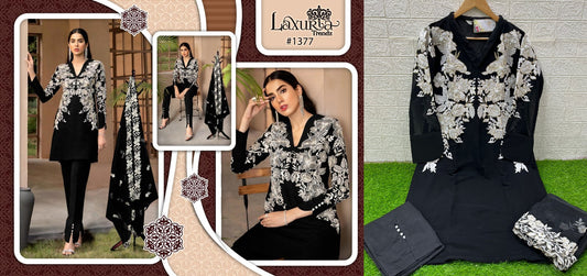 1377 Laxuria Trendz Pakistani Readymade Suits