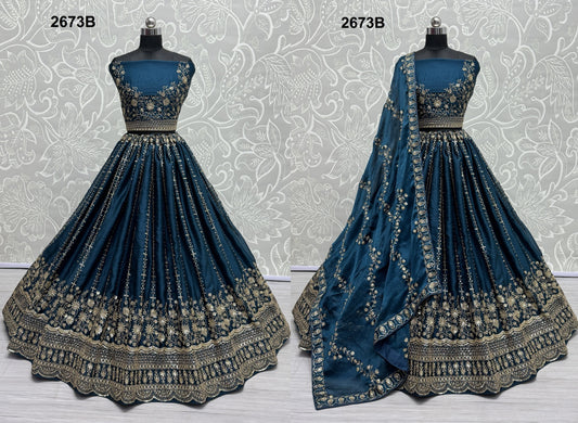 2673B Anjani Art Lehenga Choli