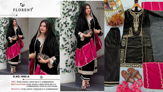 1062-A Florent Pure Jimmy Pakistani Readymade Suits