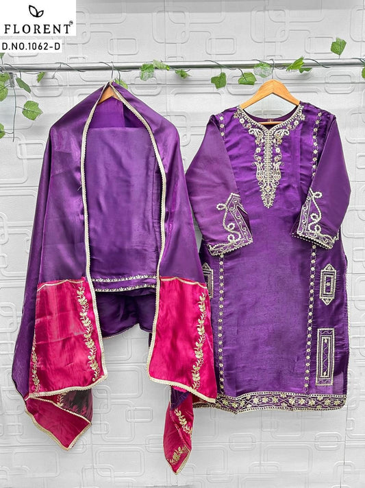 1062-D Florent Jimmy Choo Pakistani Readymade Suits