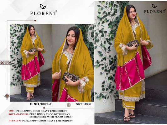 1062-F Florent Jimmy Choo Pakistani Readymade Suits
