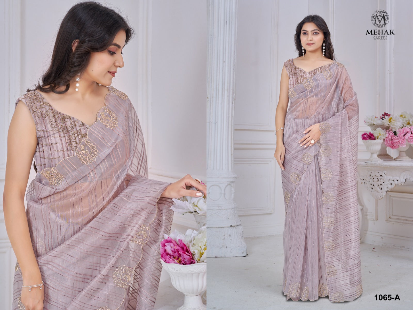 1065A Mehek Jacquard Sarees
