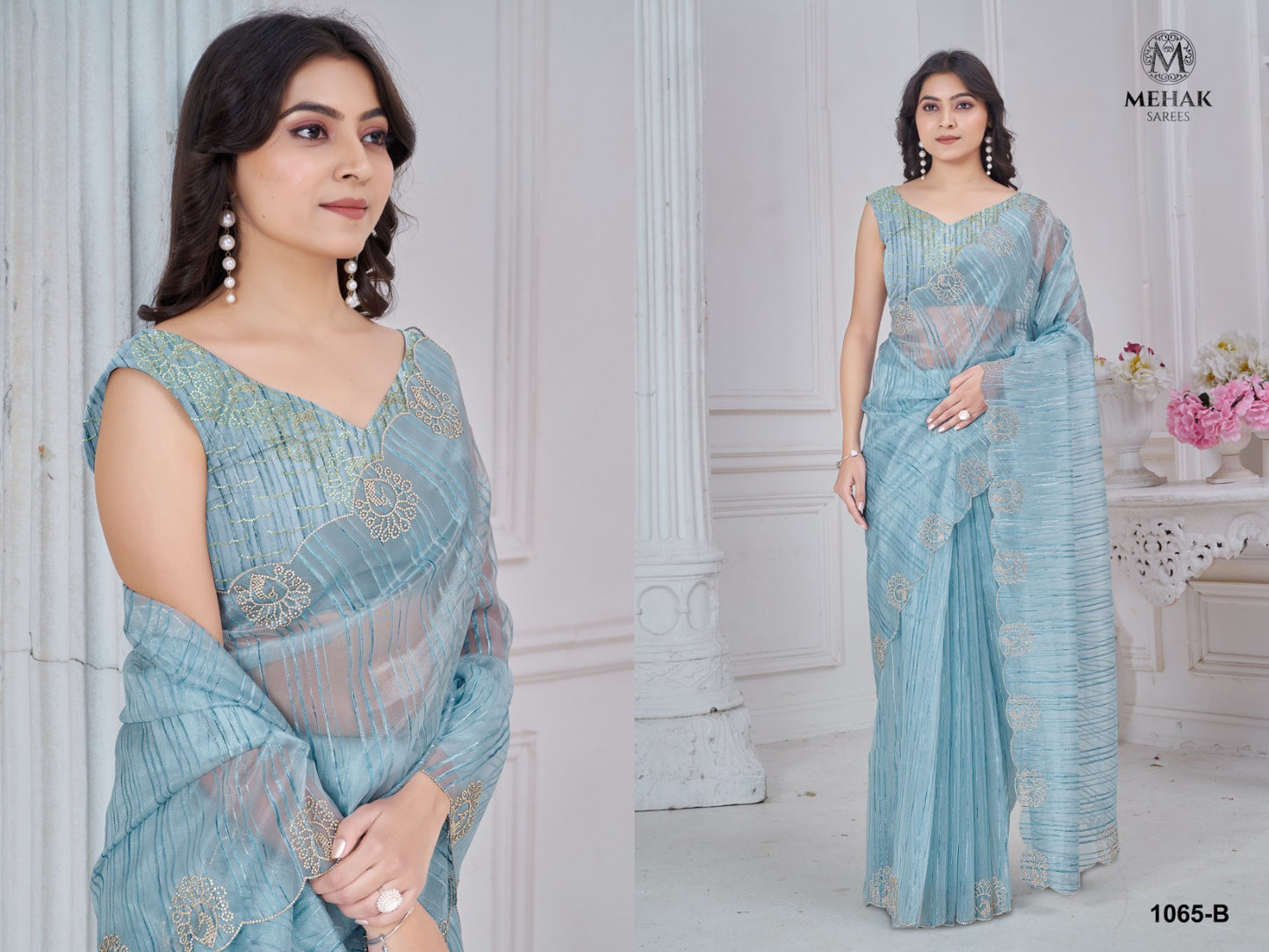 1065B Mehek Jacquard Sarees